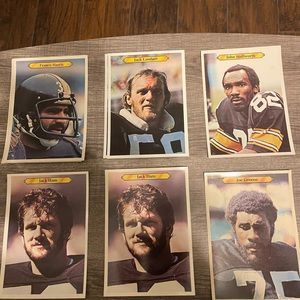 1980 Topps Giant Football Photos